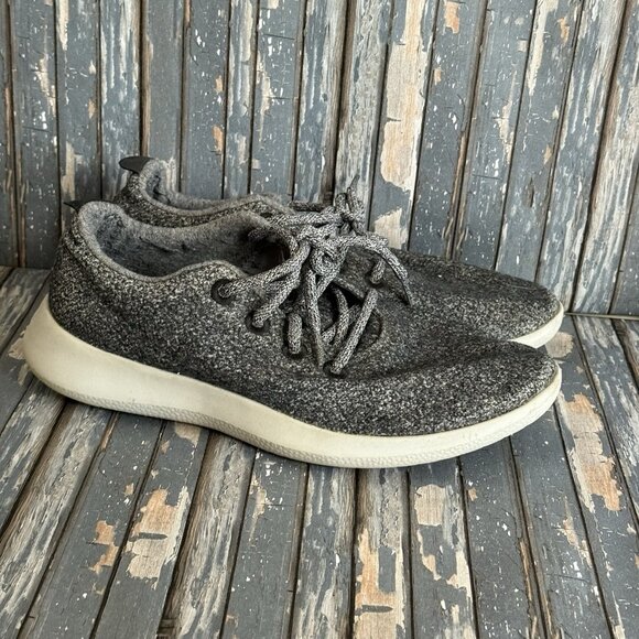 Allbirds Mens Wool Runners 0621 NV1 Gray Running Shoes Sneakers Size 9 - Picture 2 of 10